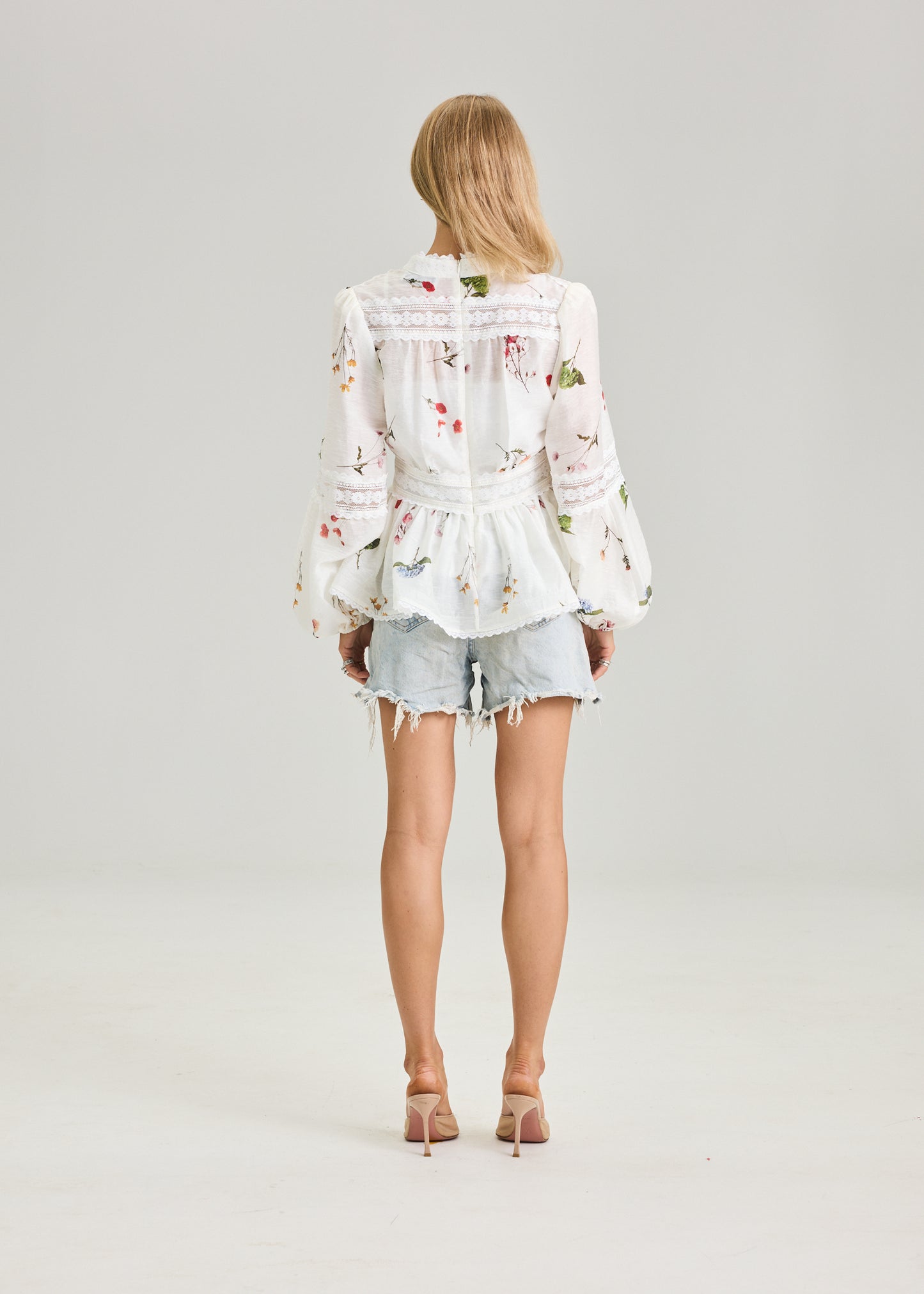 RAVNRAVN ALIAHRV GARDEN BLOUSE Blouse White Garden