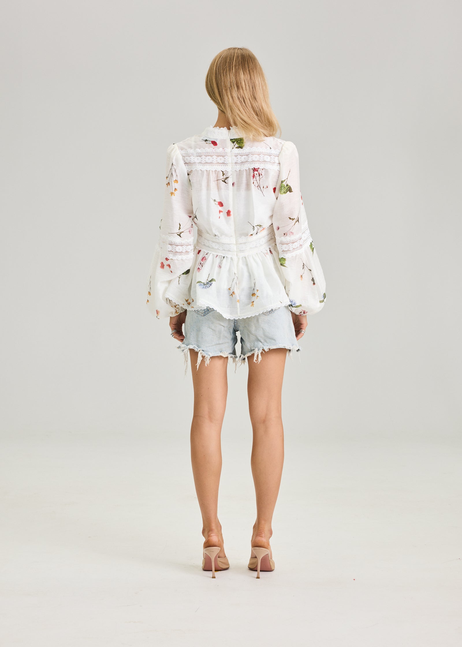 RAVNRAVN ALIAHRV GARDEN BLOUSE Blouse White Garden