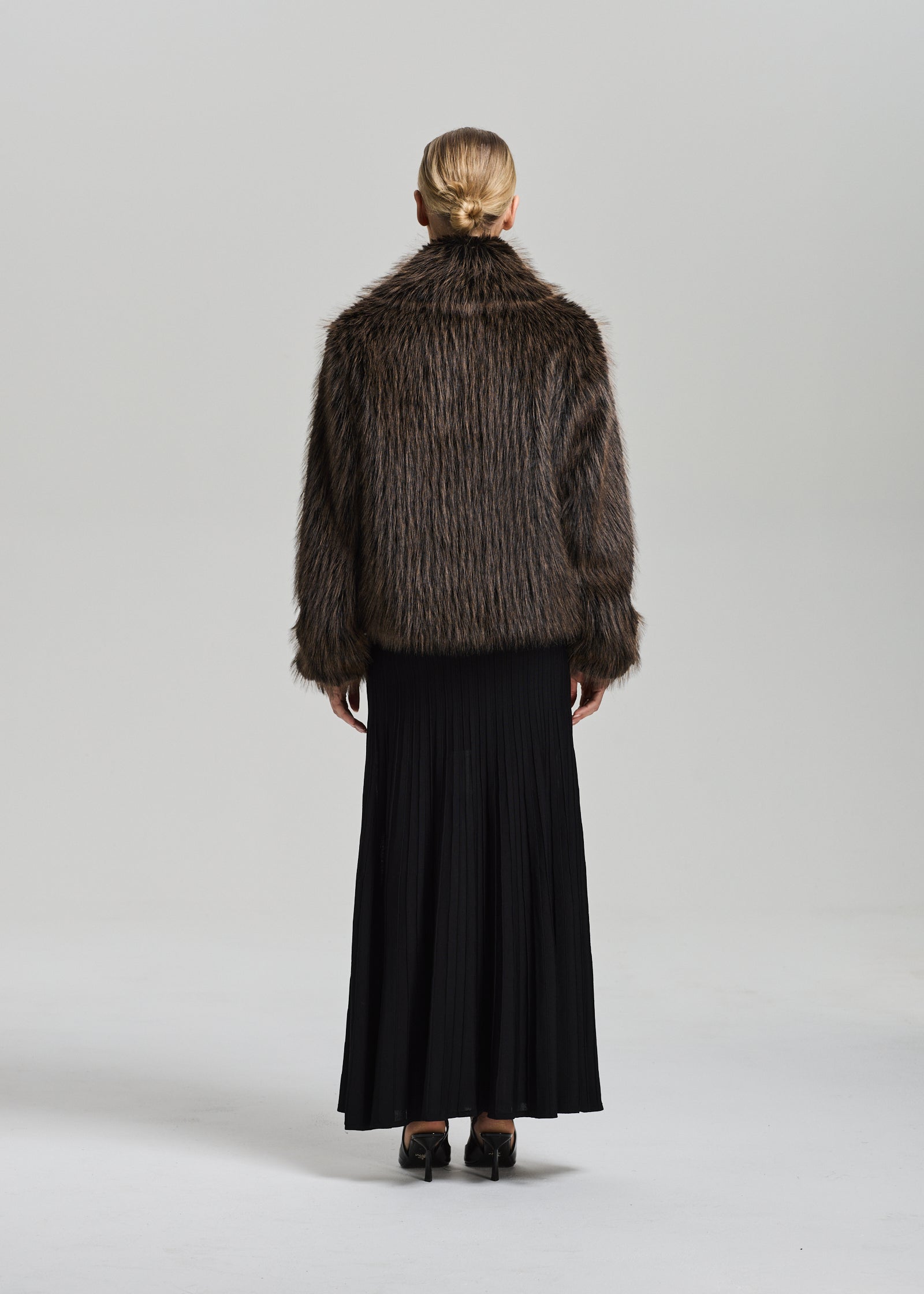 RAVNRAVN Alaskarv Faux Fur Jacket Jacket Mocca