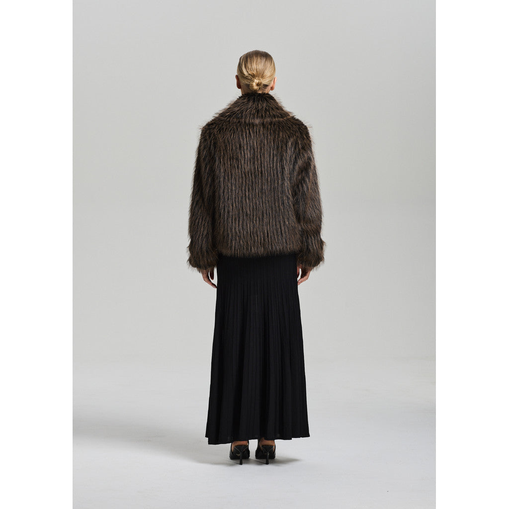 RAVNRAVN Alaskarv Faux Fur Jacket Jacket Mocca