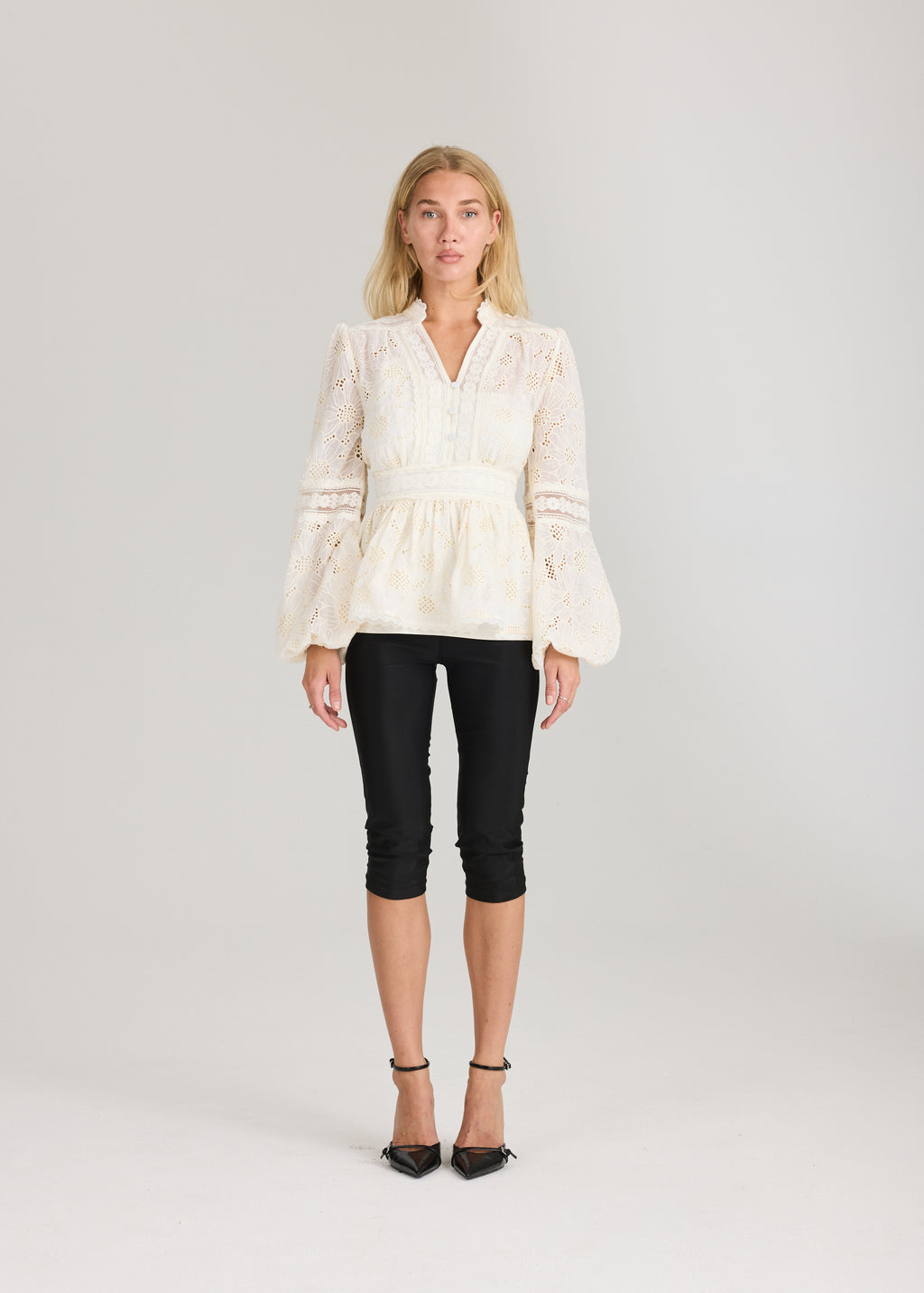 RAVNRAVN Aliah Daisy Blouse Blouse Cream
