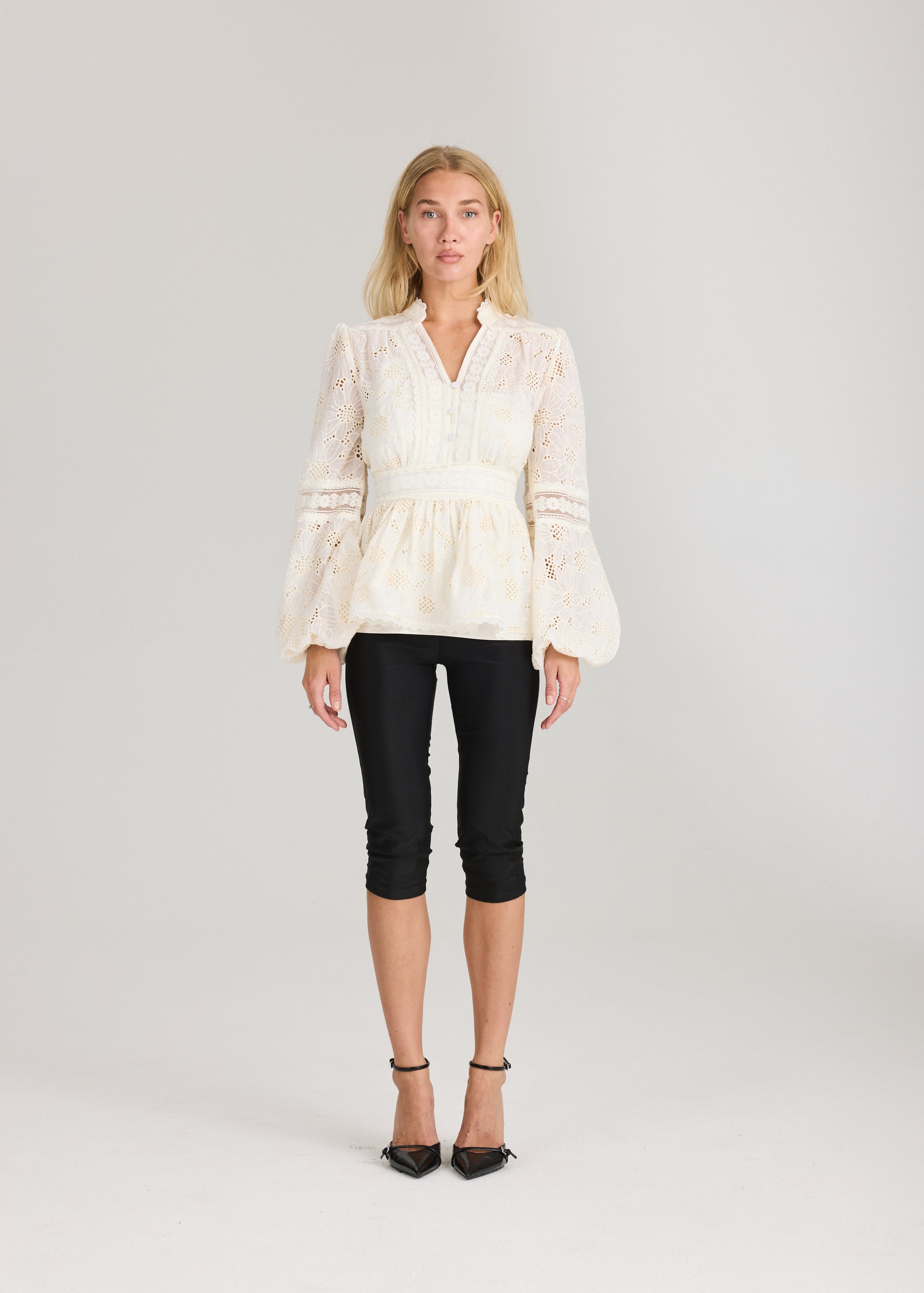 RAVNRAVN Aliah Daisy Blouse Blouse Cream