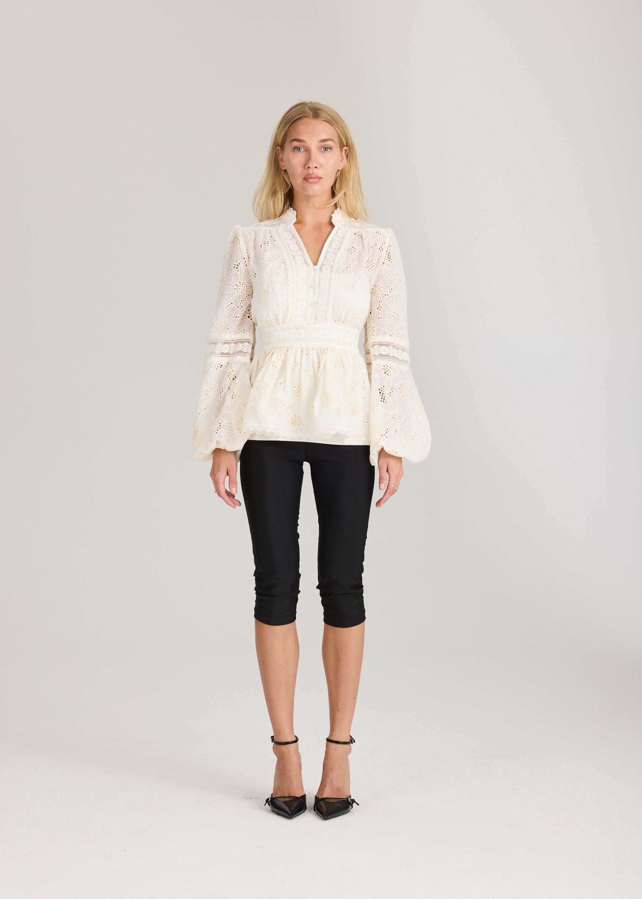 RAVNRAVN Aliah Daisy Blouse Blouse Cream