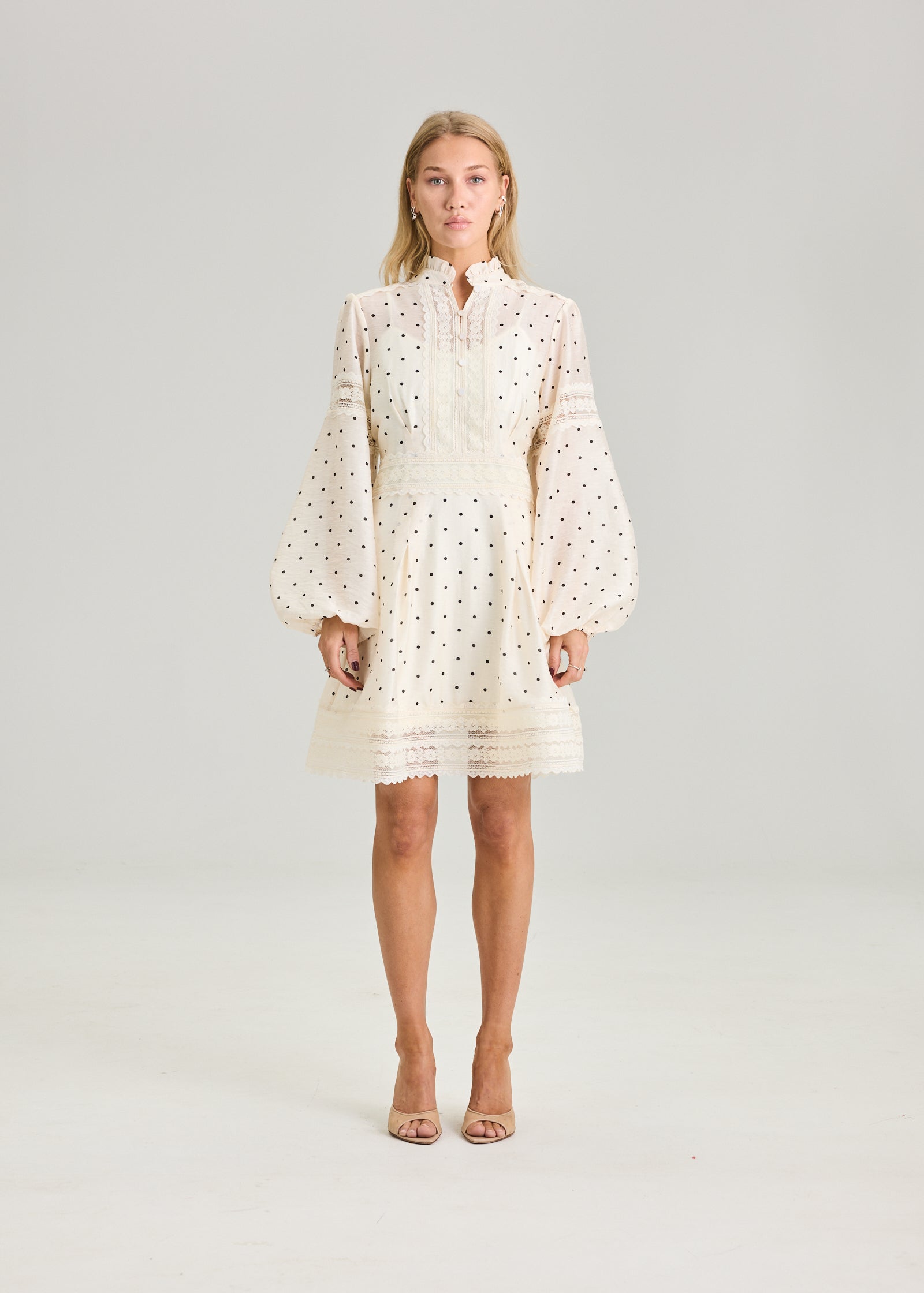 RAVNRAVN Aliah Dot Dress Dress Ivory Dot