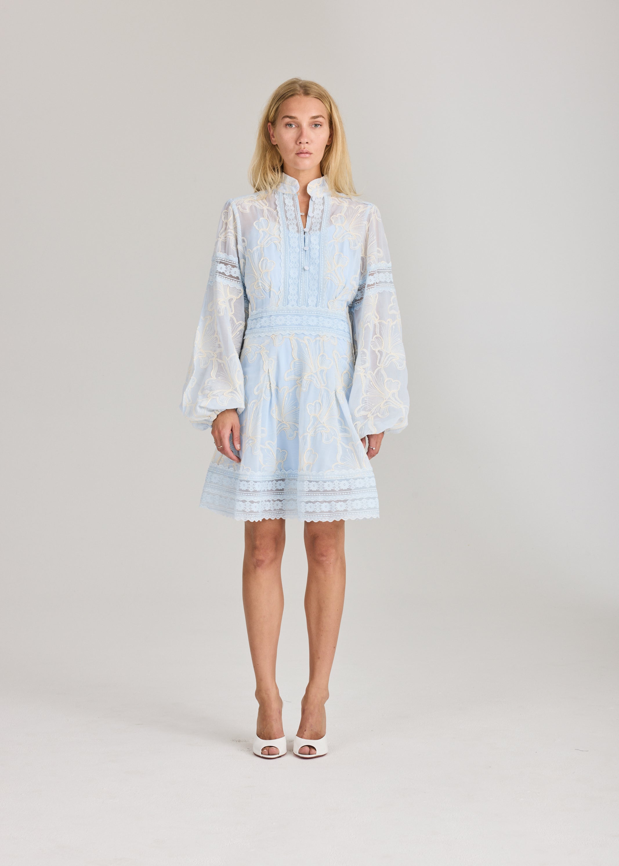 RAVNRAVN Aliah Needle Dress Dress Arctic Blue