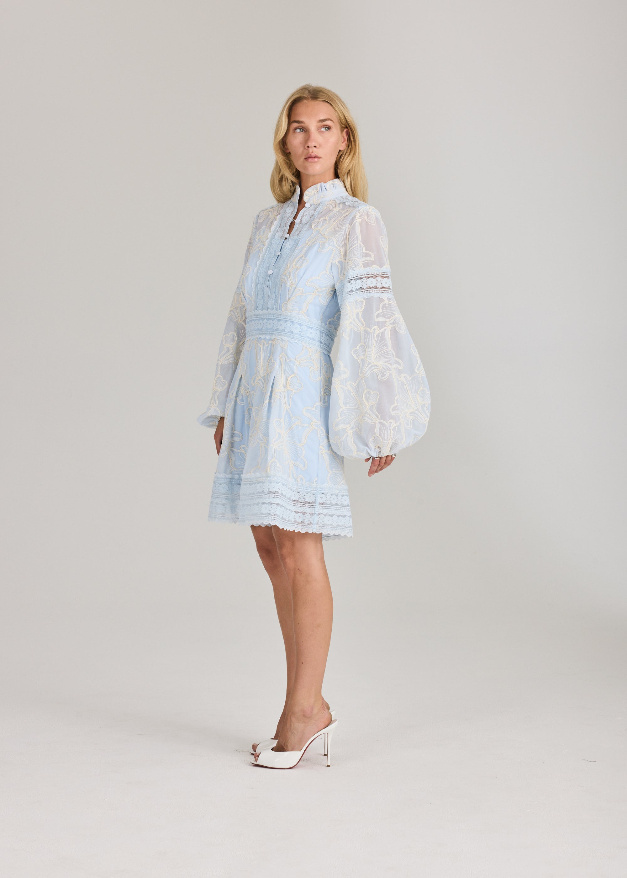 RAVNRAVN Aliah Needle Dress Dress Arctic Blue