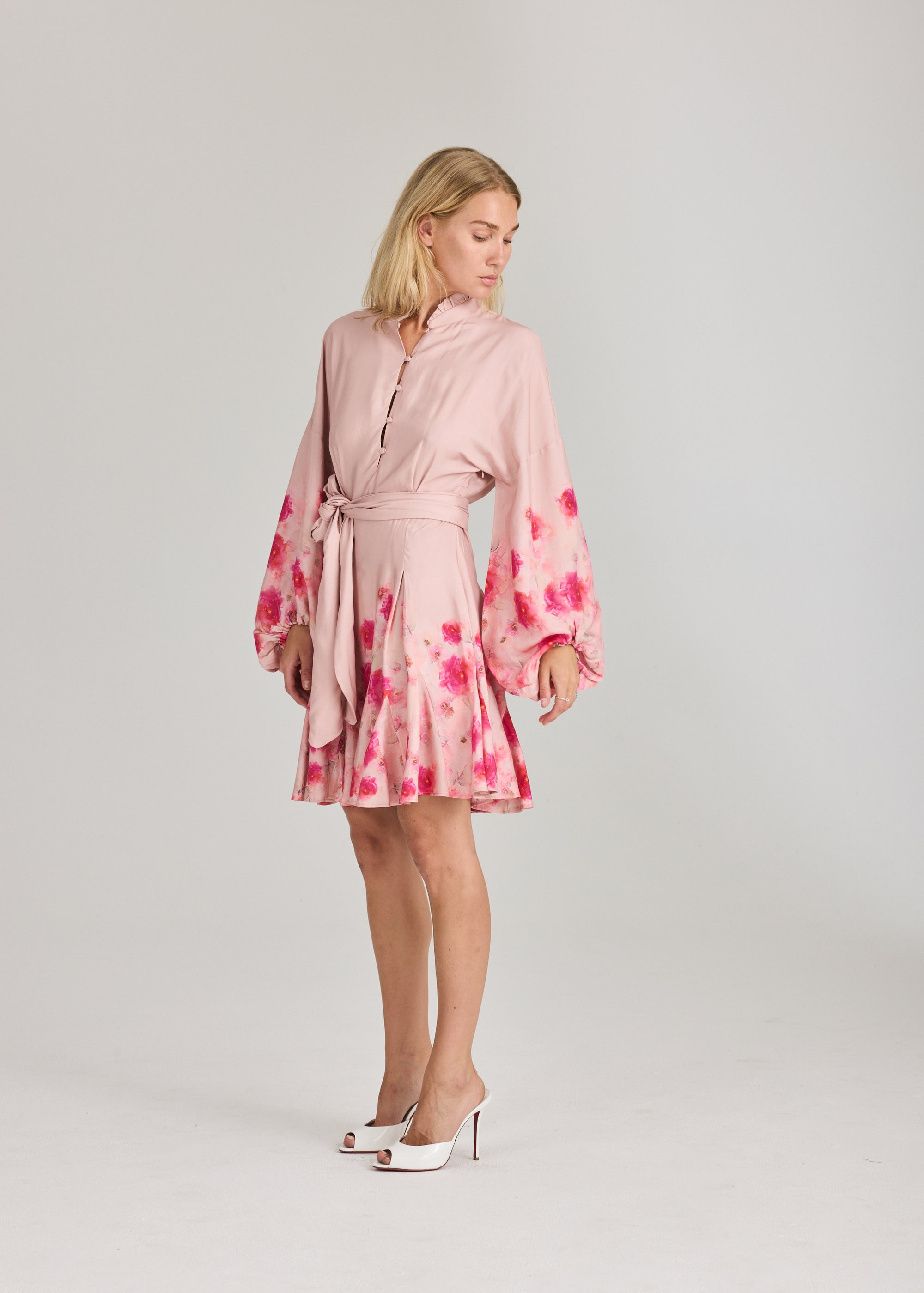 RAVNRAVN Aliah peonies dress Dress Vintage Peonies Rose