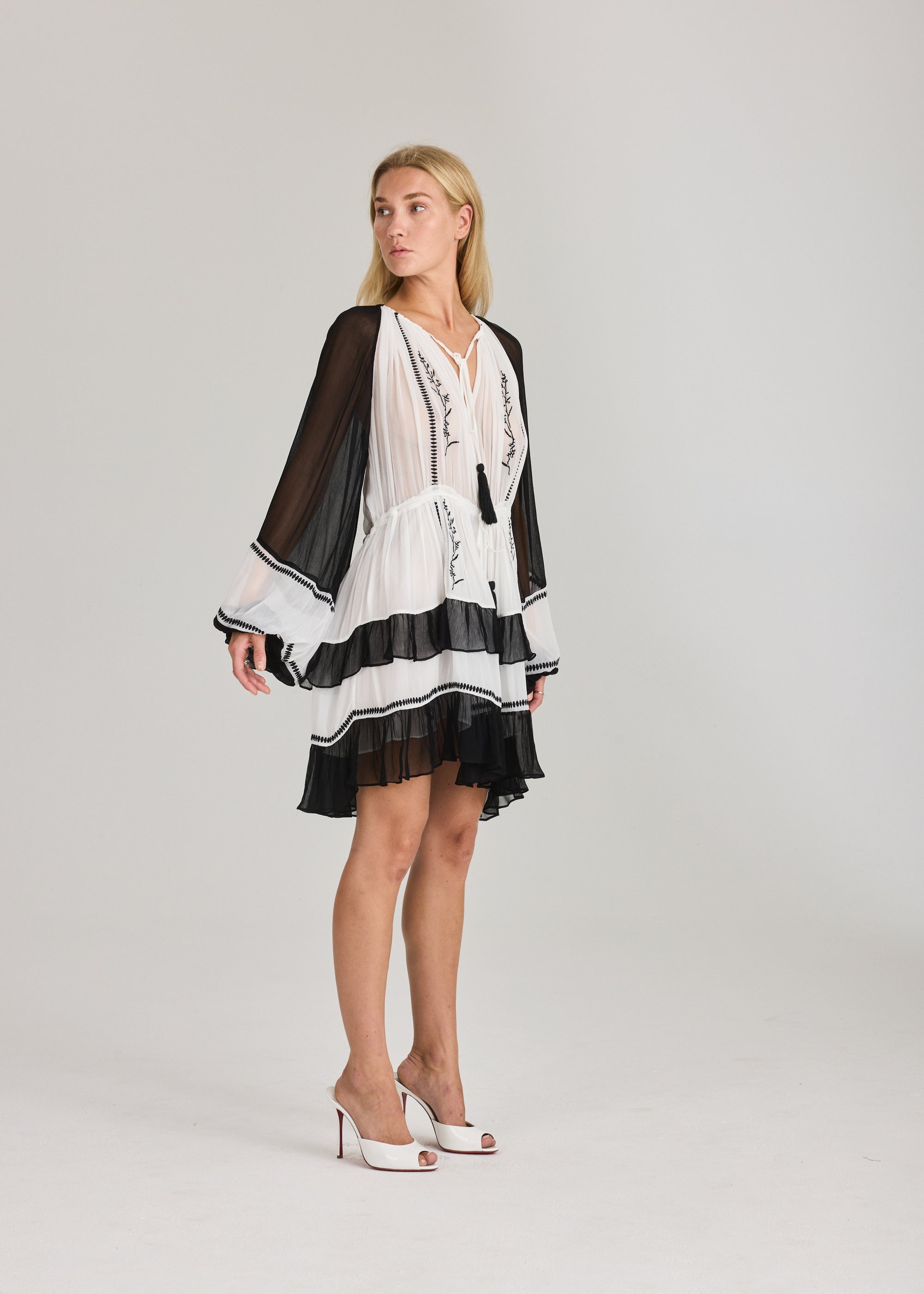 RAVNRAVN Aurora dress Dress White/Black