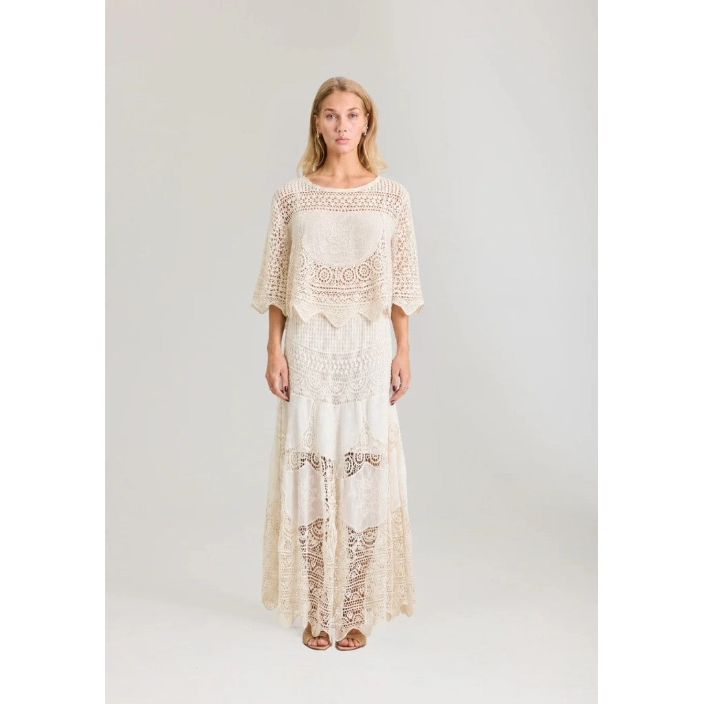 RAVNRAVN BOHE Blouse Skirt Cream