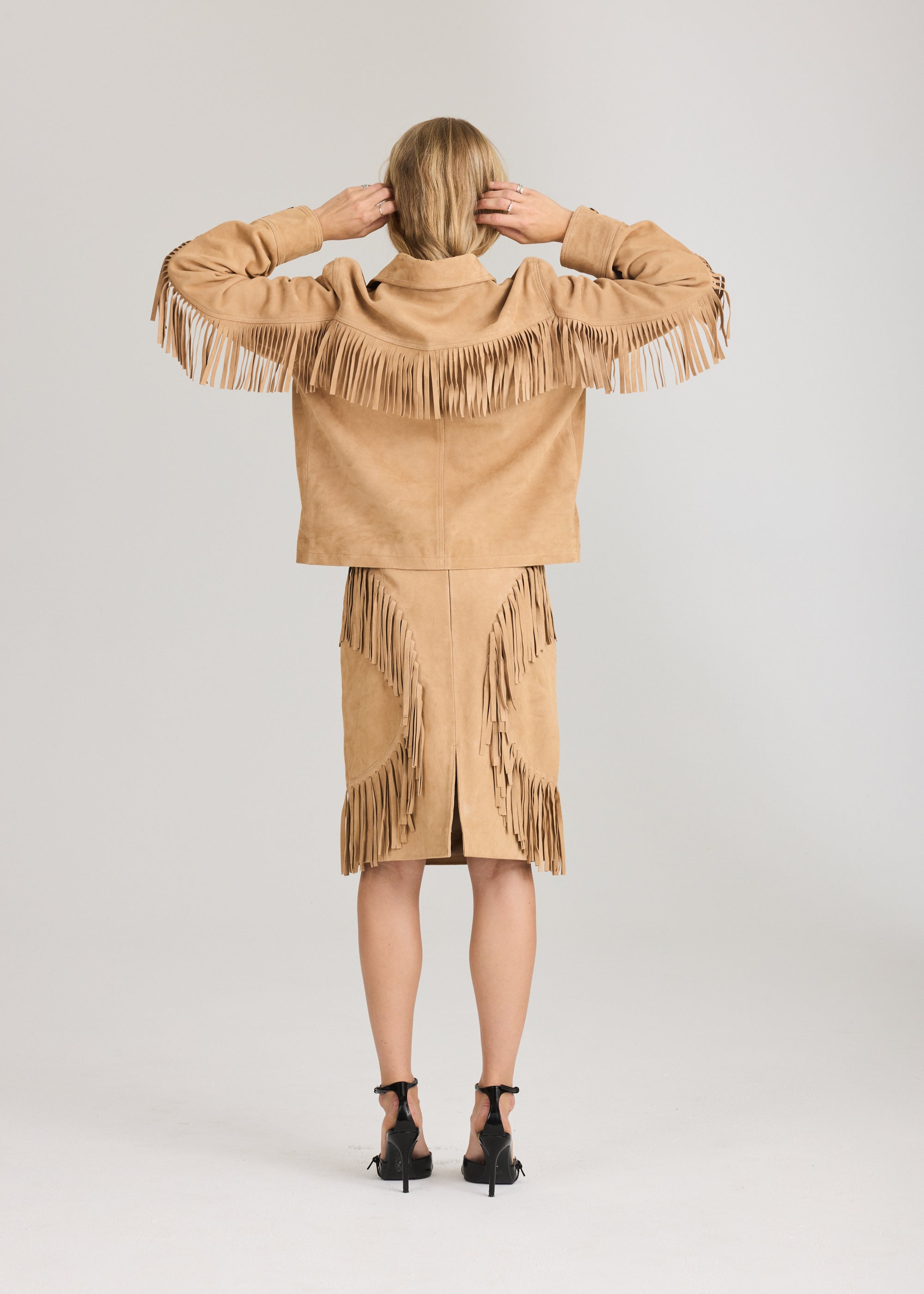 RAVNRAVN Bay fringe jacket Jacket Nature