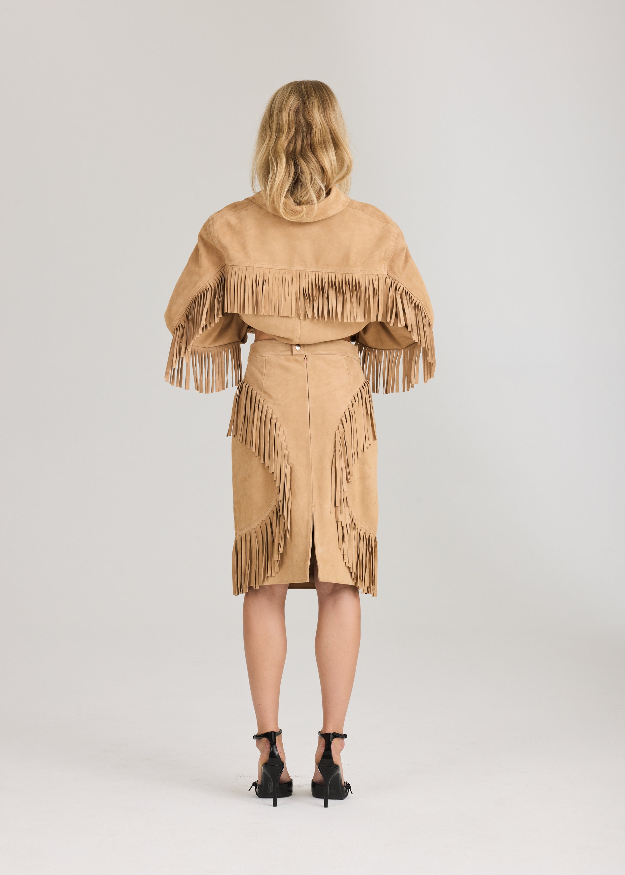 RAVNRAVN Bay fringe jacket Jacket Nature