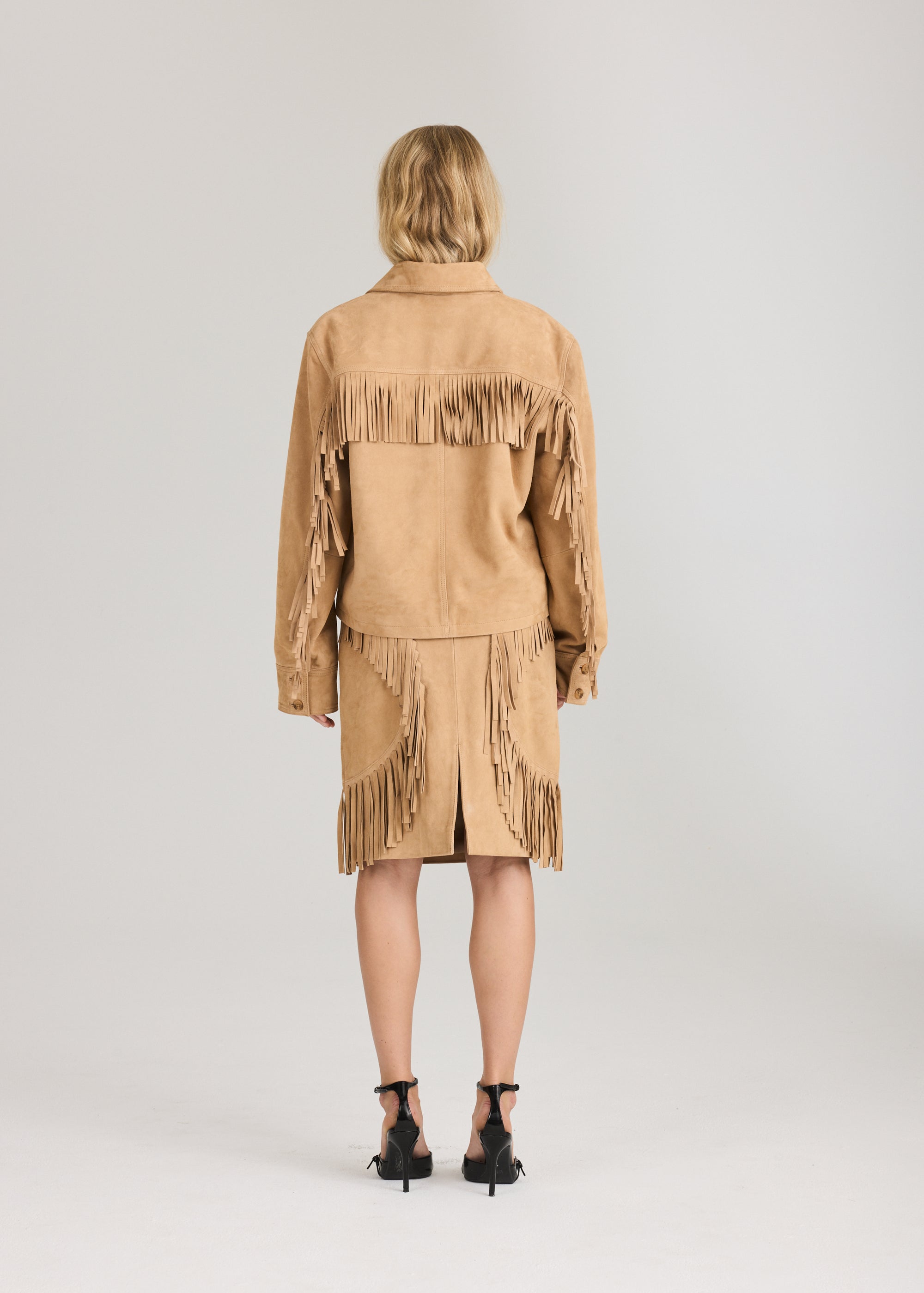 RAVNRAVN Bay fringe jacket Jacket Nature
