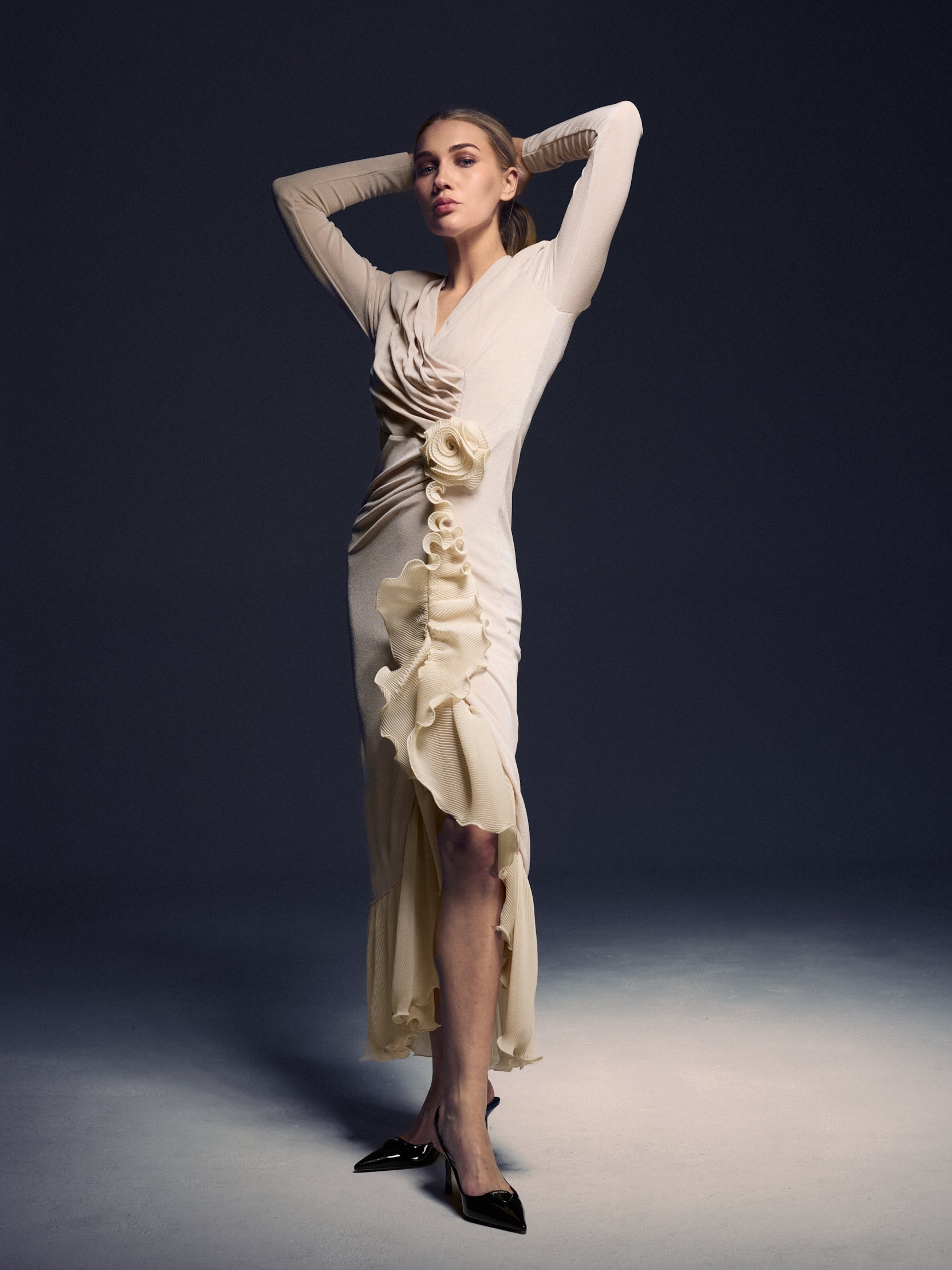 RAVNRAVN DIONRV DRESS Dress Pearled Ivory