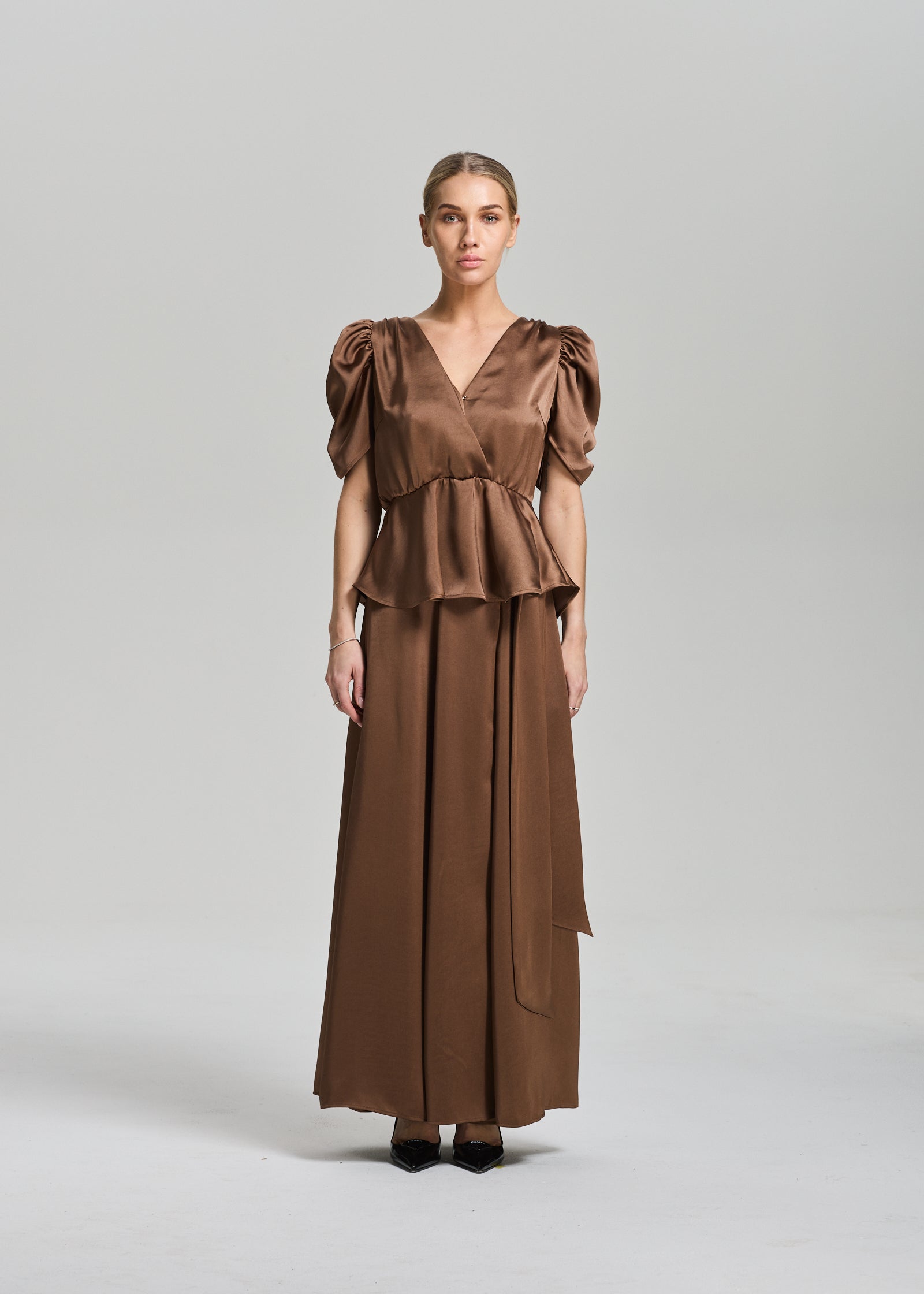 RAVNRAVN Emma blouse Blouse Ombre brown