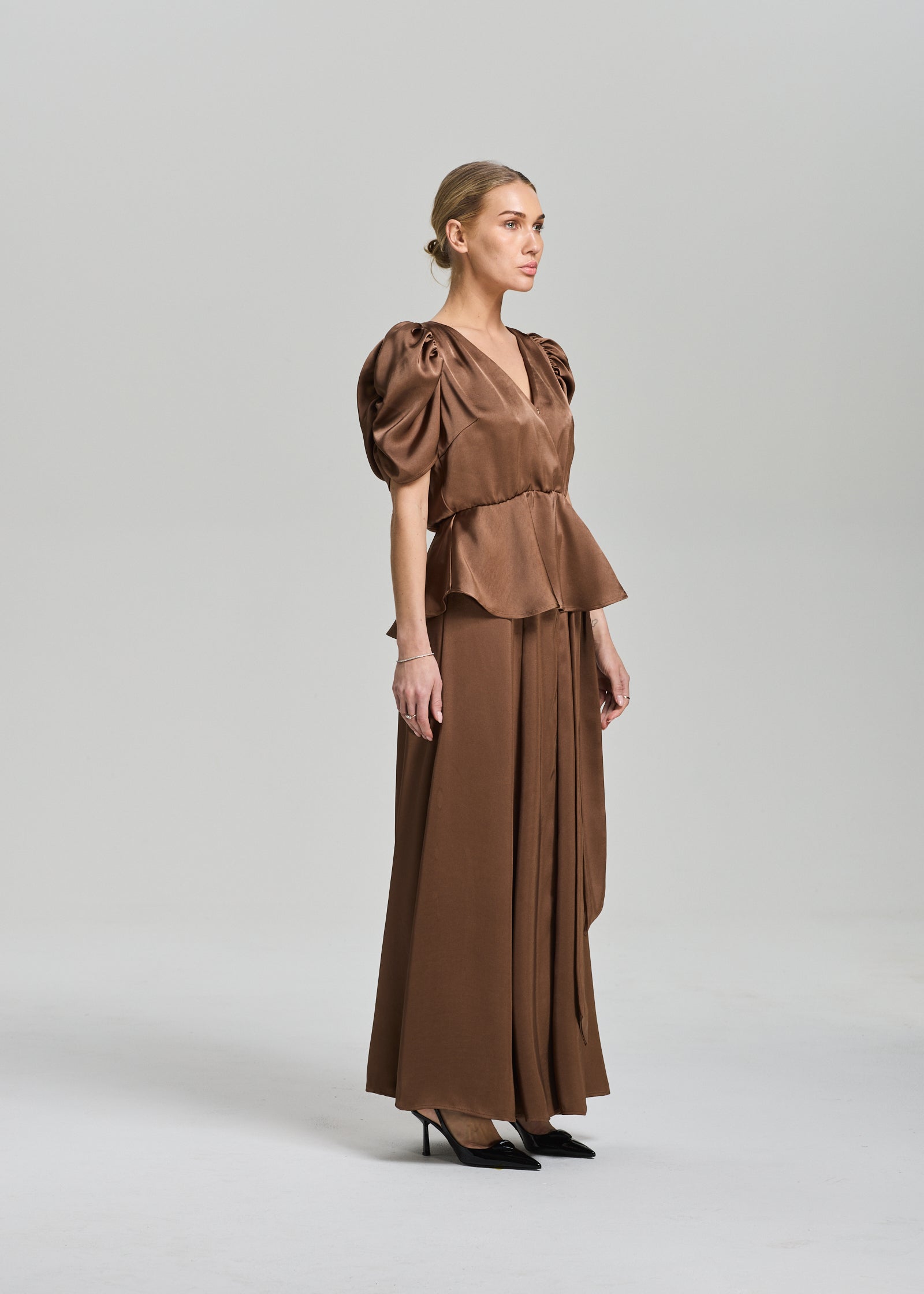 RAVNRAVN Emma blouse Blouse Ombre brown