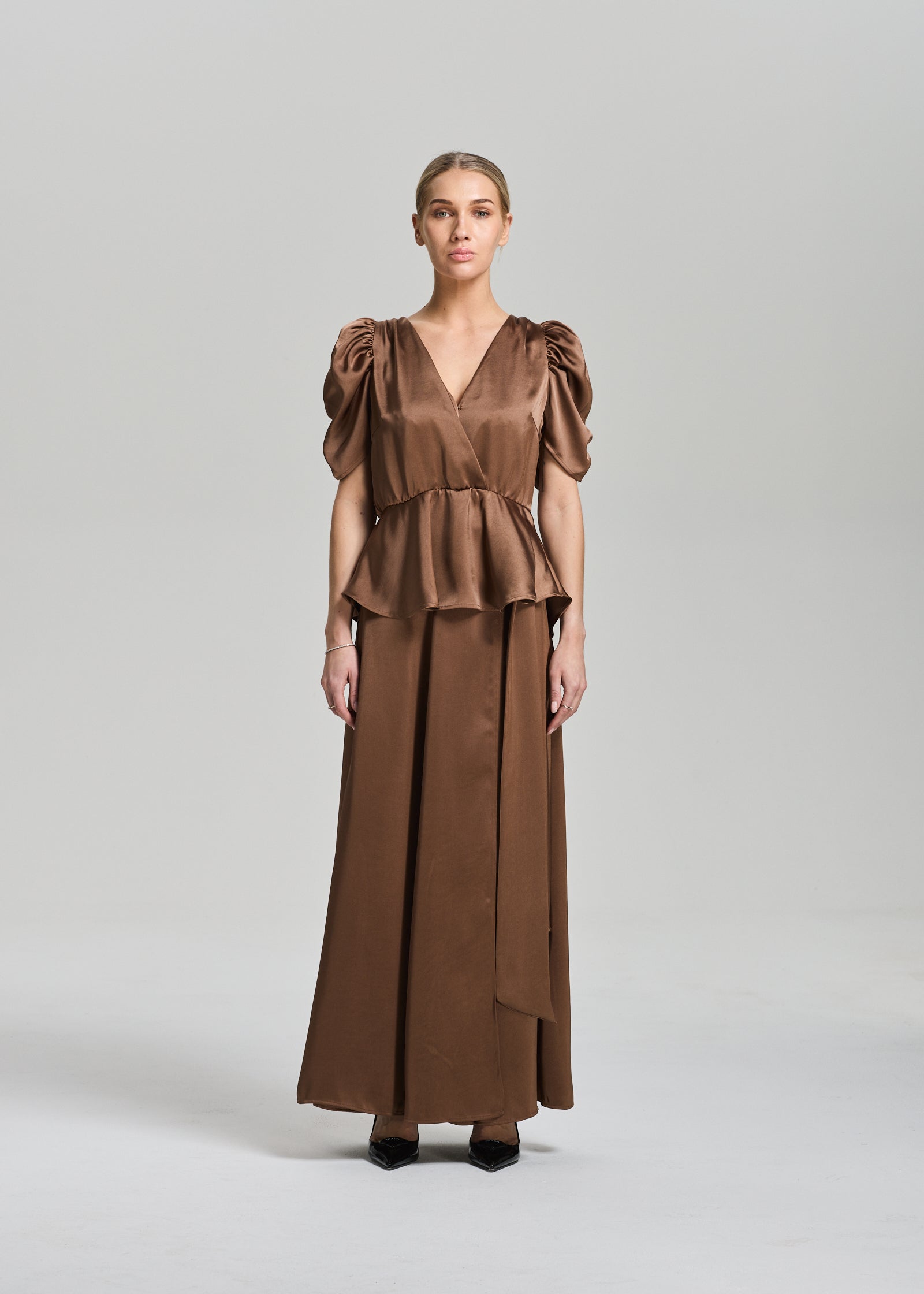 RAVNRAVN Emma blouse Blouse Ombre brown