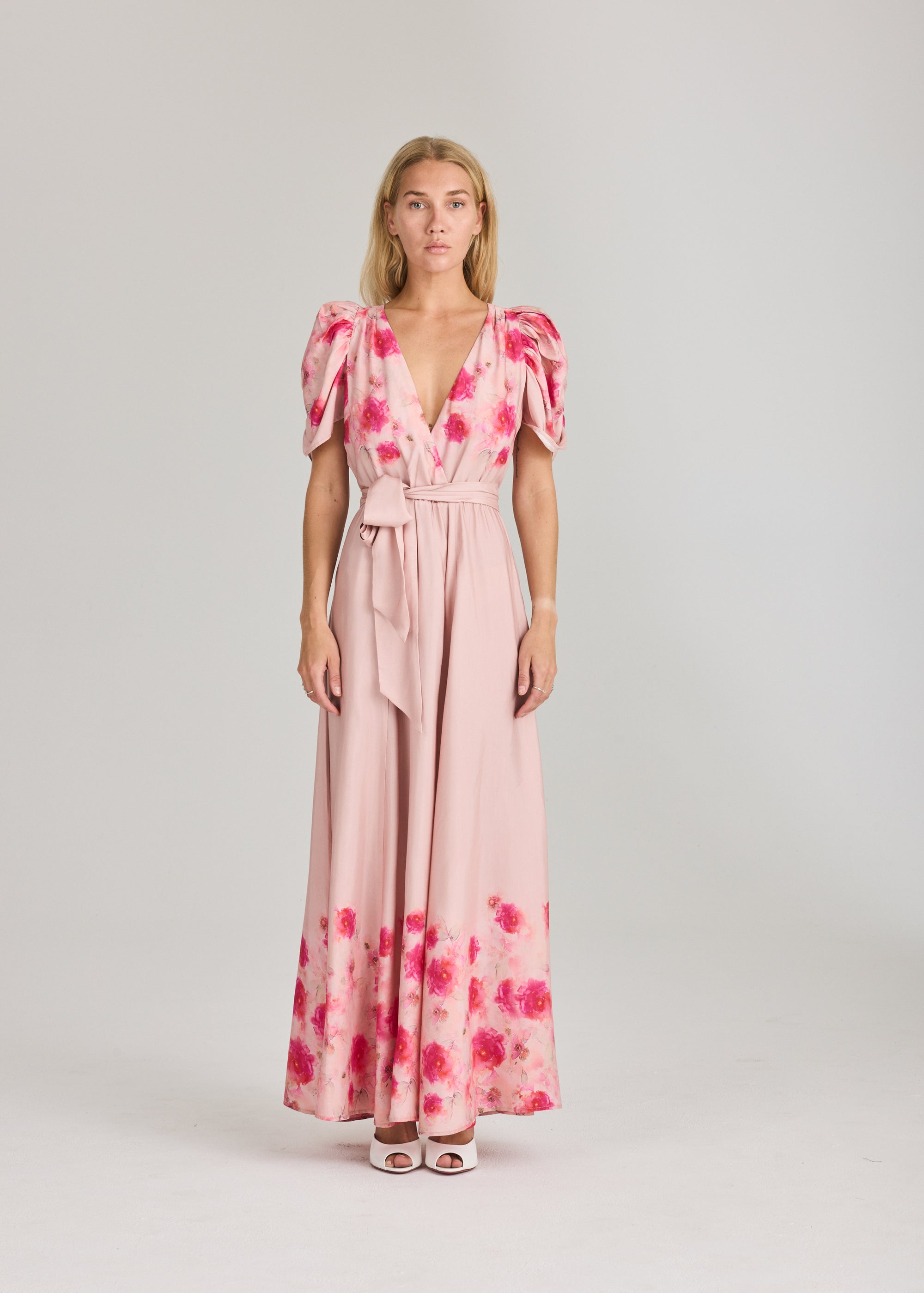 RAVNRAVN Emma peonies dress Dress Vintage Peonies Rose