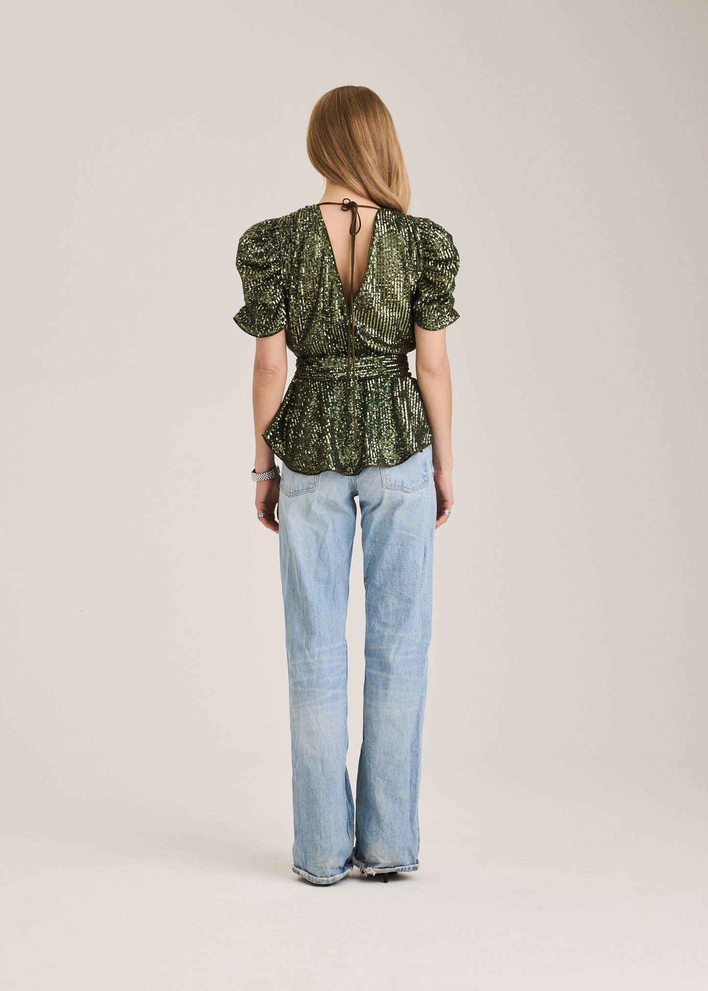 RAVNRAVN Frederikkerv Seq Blouse Blouse Army