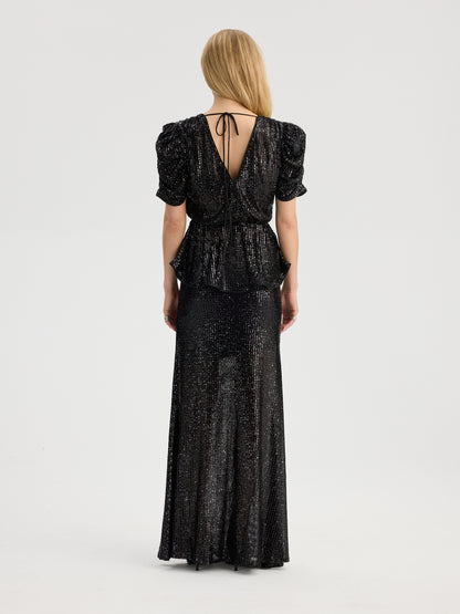 RAVNRAVN Frederikkerv Seq Blouse Blouse Black