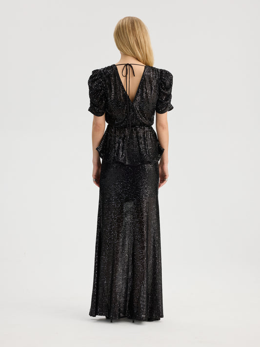RAVNRAVN Frederikkerv Seq Blouse Blouse Black