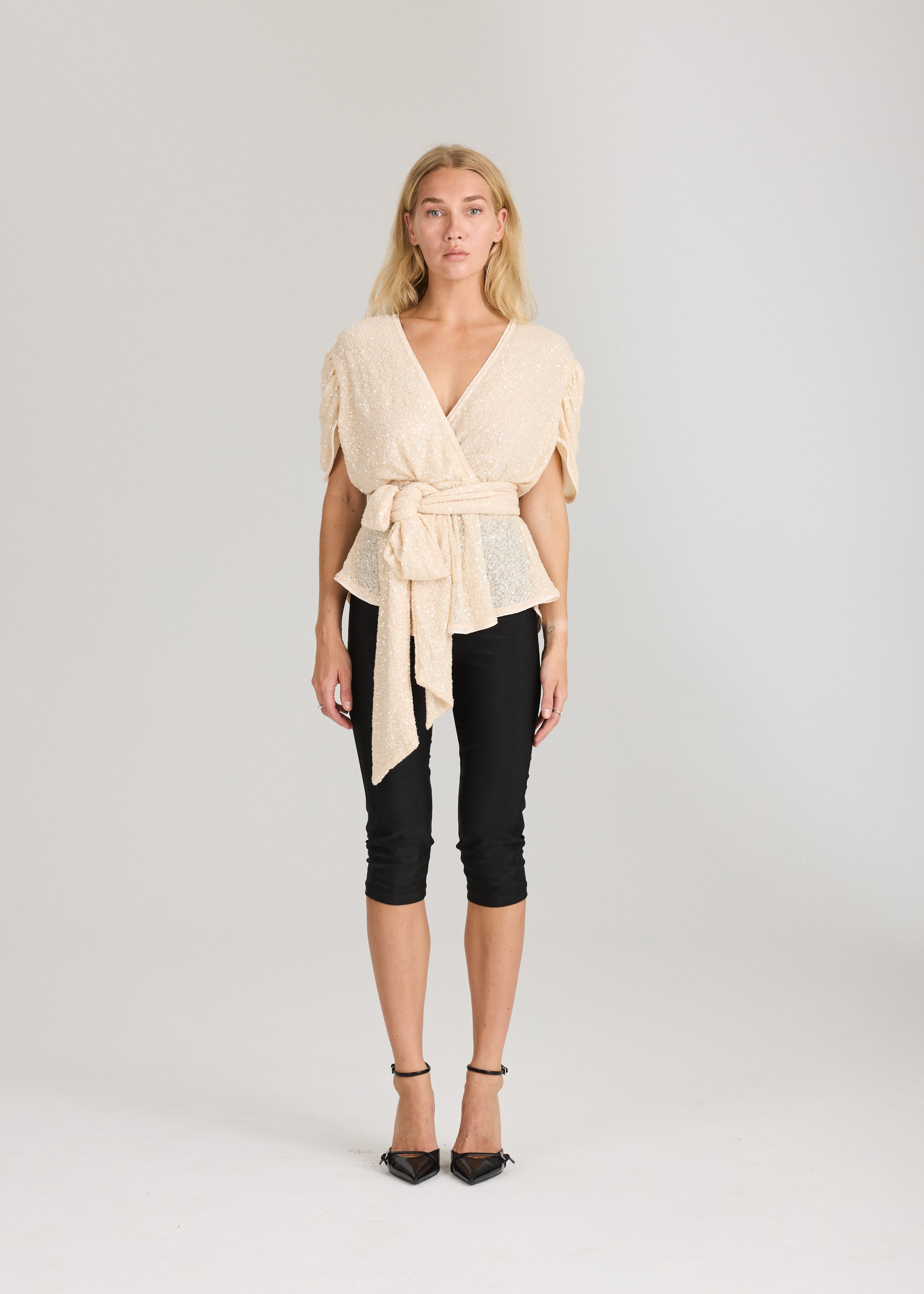 RAVNRAVN Frederikkerv Seq Blouse Blouse Vintage Ivory