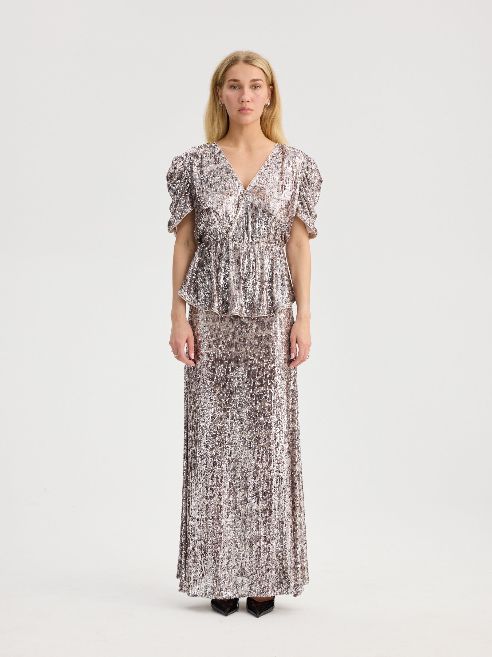 RAVNRAVN Frederikkerv Seq Blouse Blouse Vintage grey