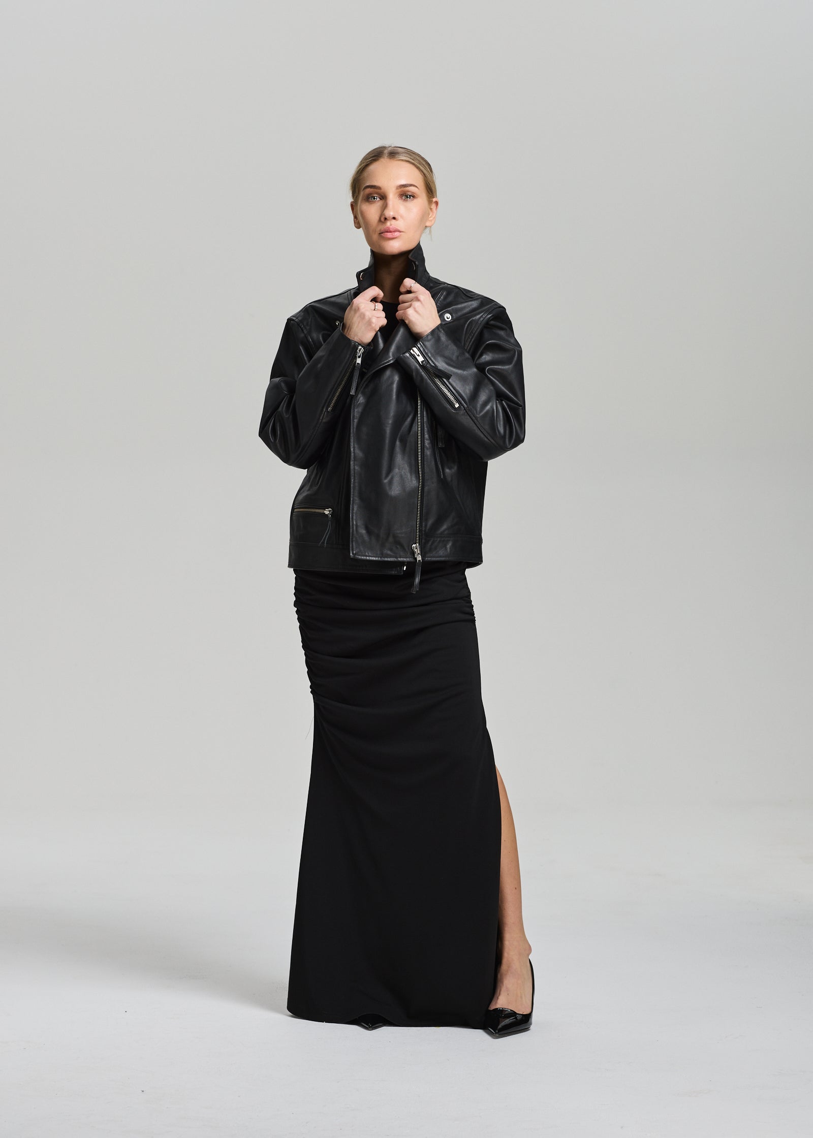RAVNRAVN Hang Biker jacket Jacket Black