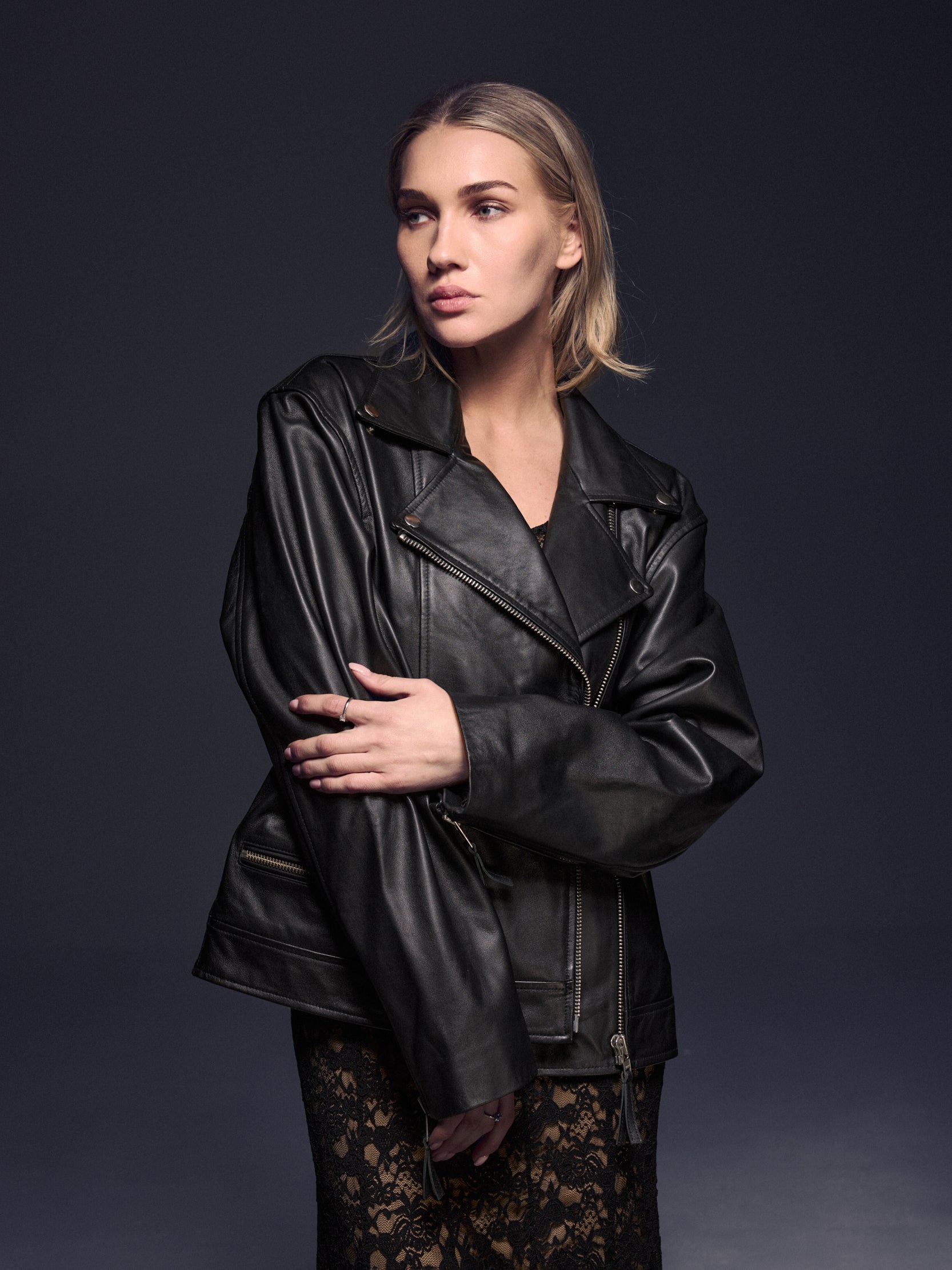 RAVNRAVN Hang Biker jacket Jacket Black