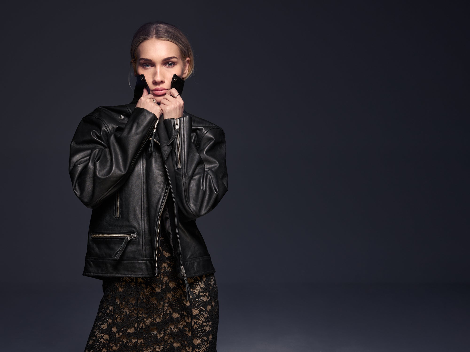 RAVNRAVN Hang Biker jacket Jacket Black