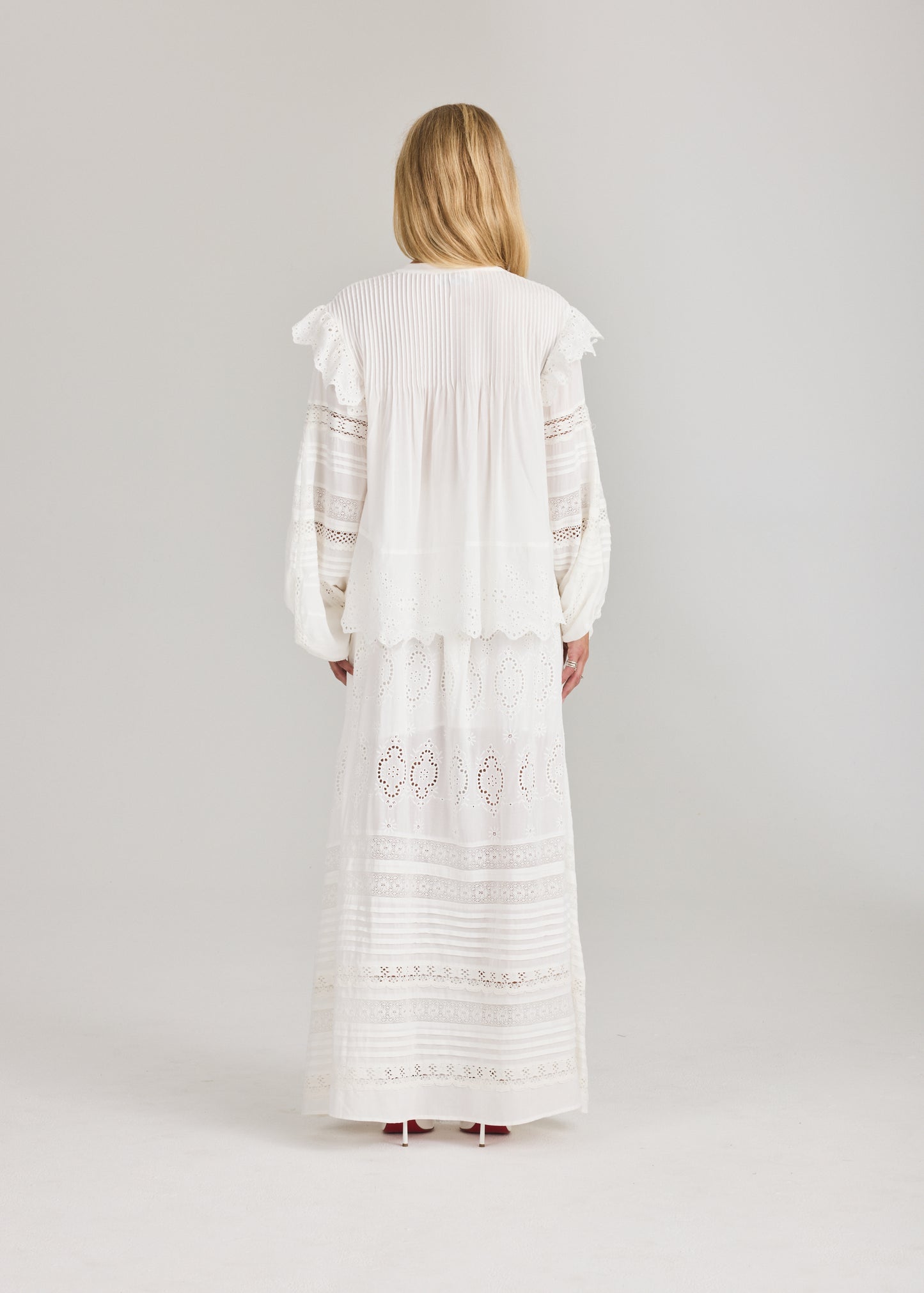 RAVNRAVN LITARV BLOUSE Blouse White