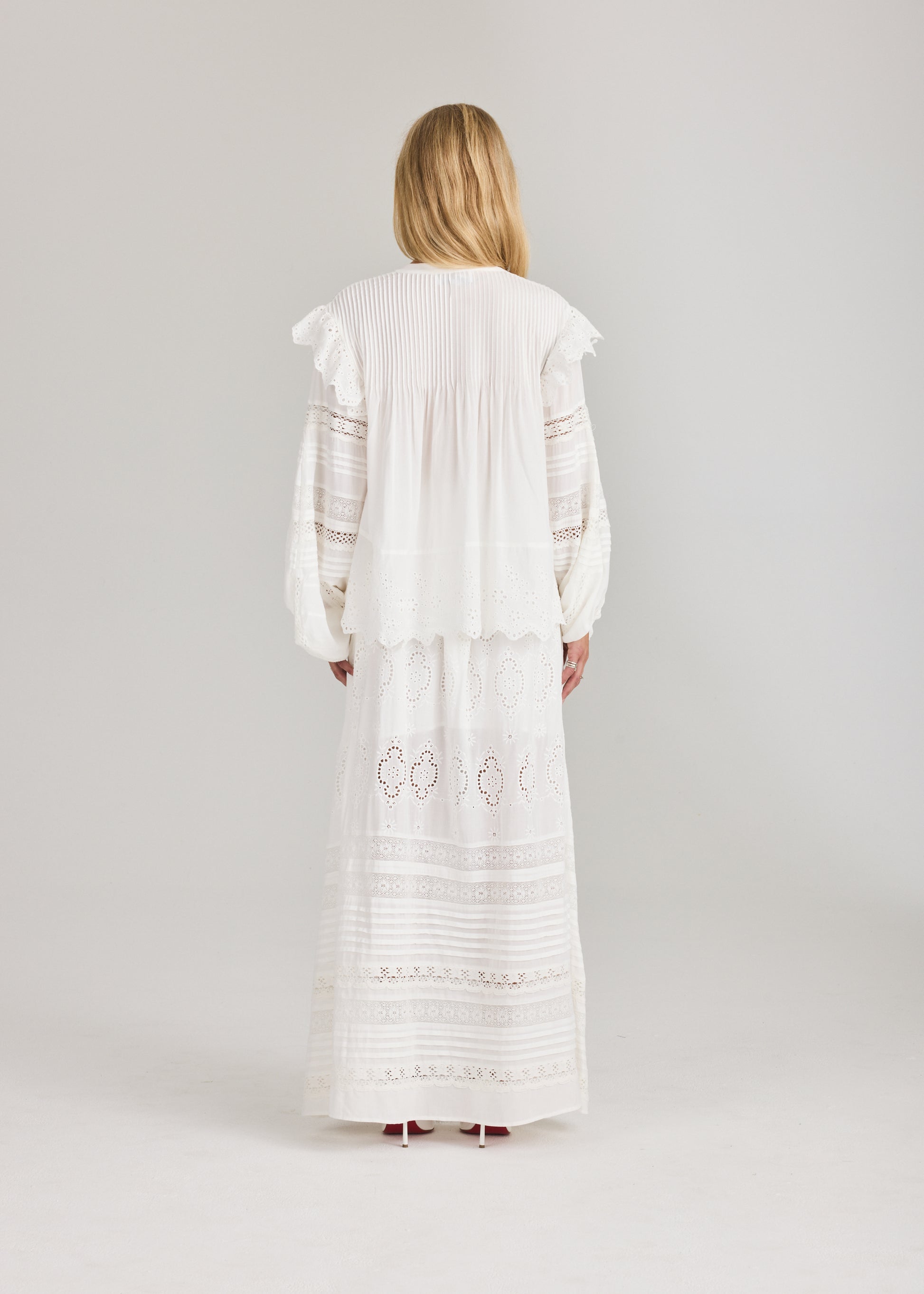 RAVNRAVN LITARV BLOUSE Blouse White