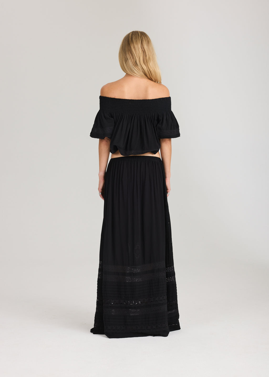 RAVNRAVN Lita maxi skirt Skirt Black