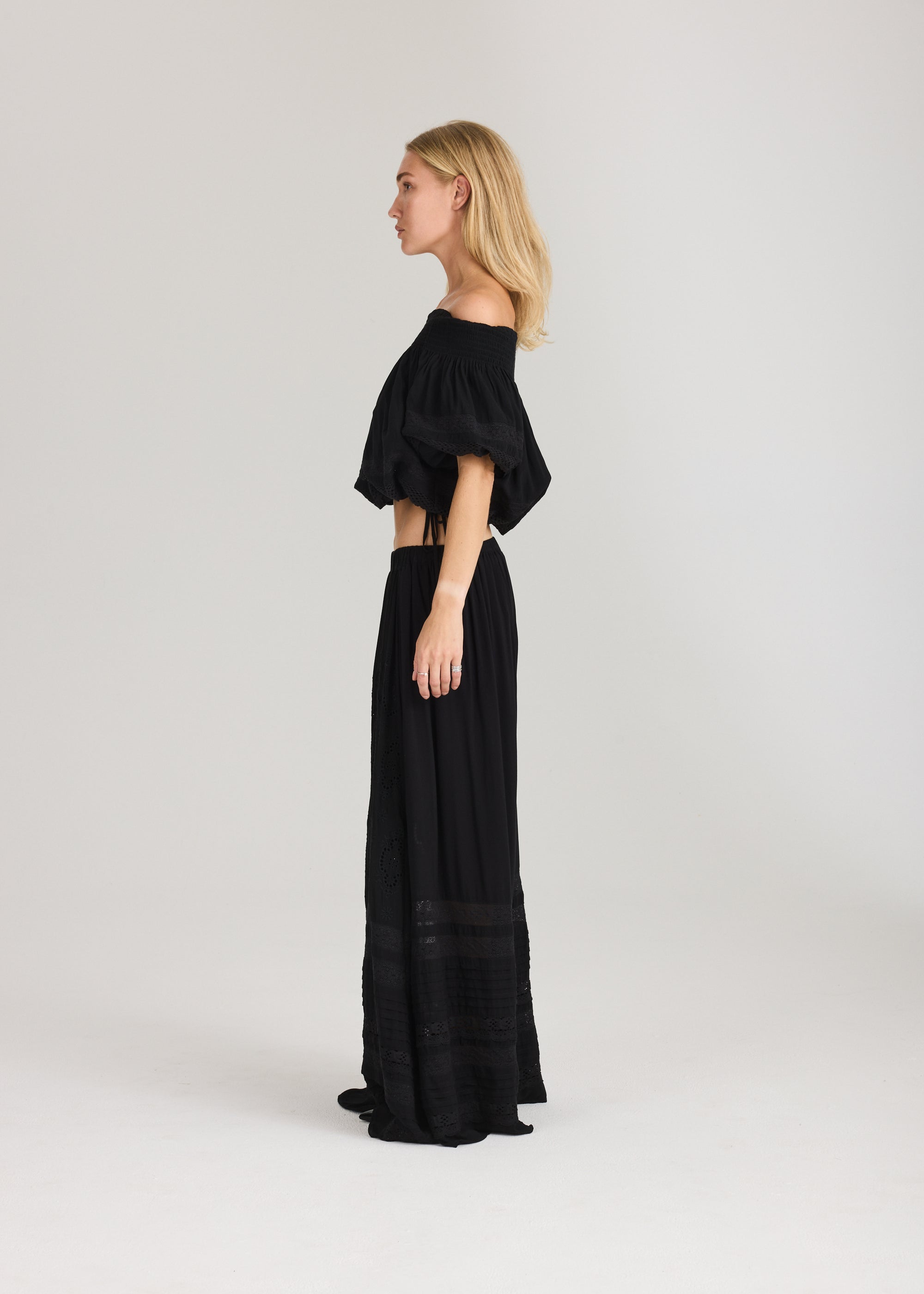 RAVNRAVN Lita maxi skirt Skirt Black
