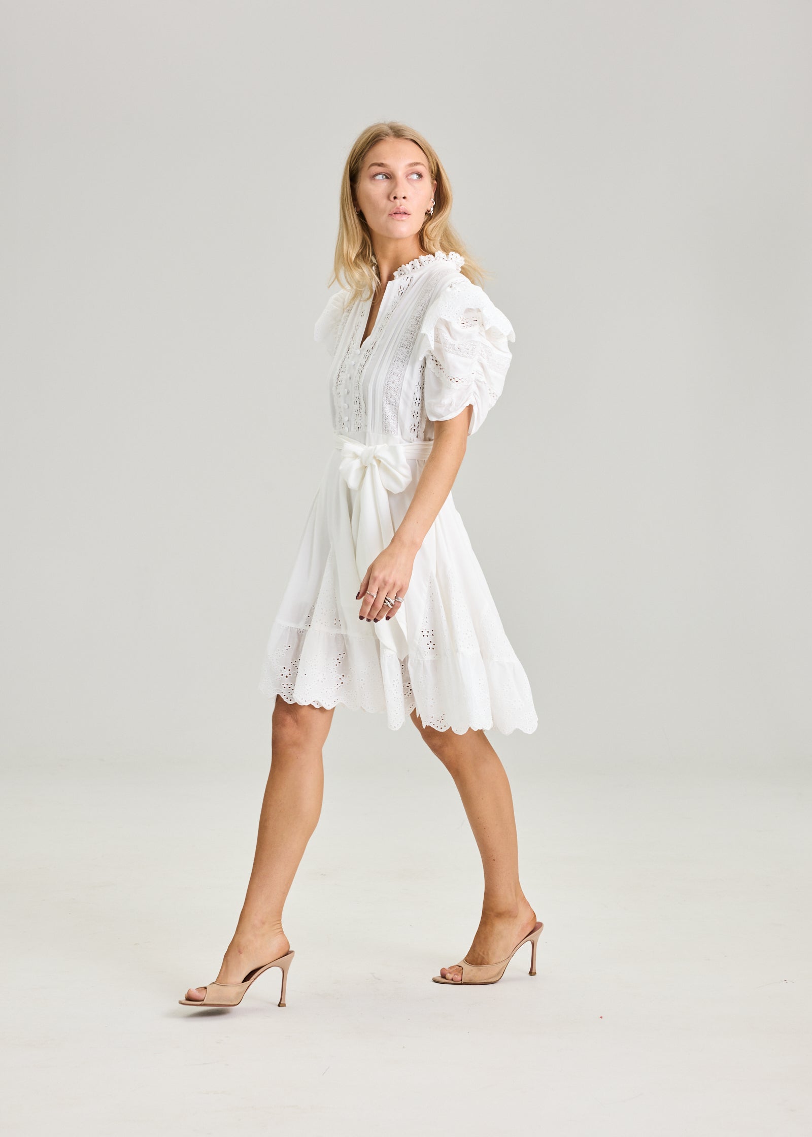 RAVNRAVN Lita ss dress Dress White