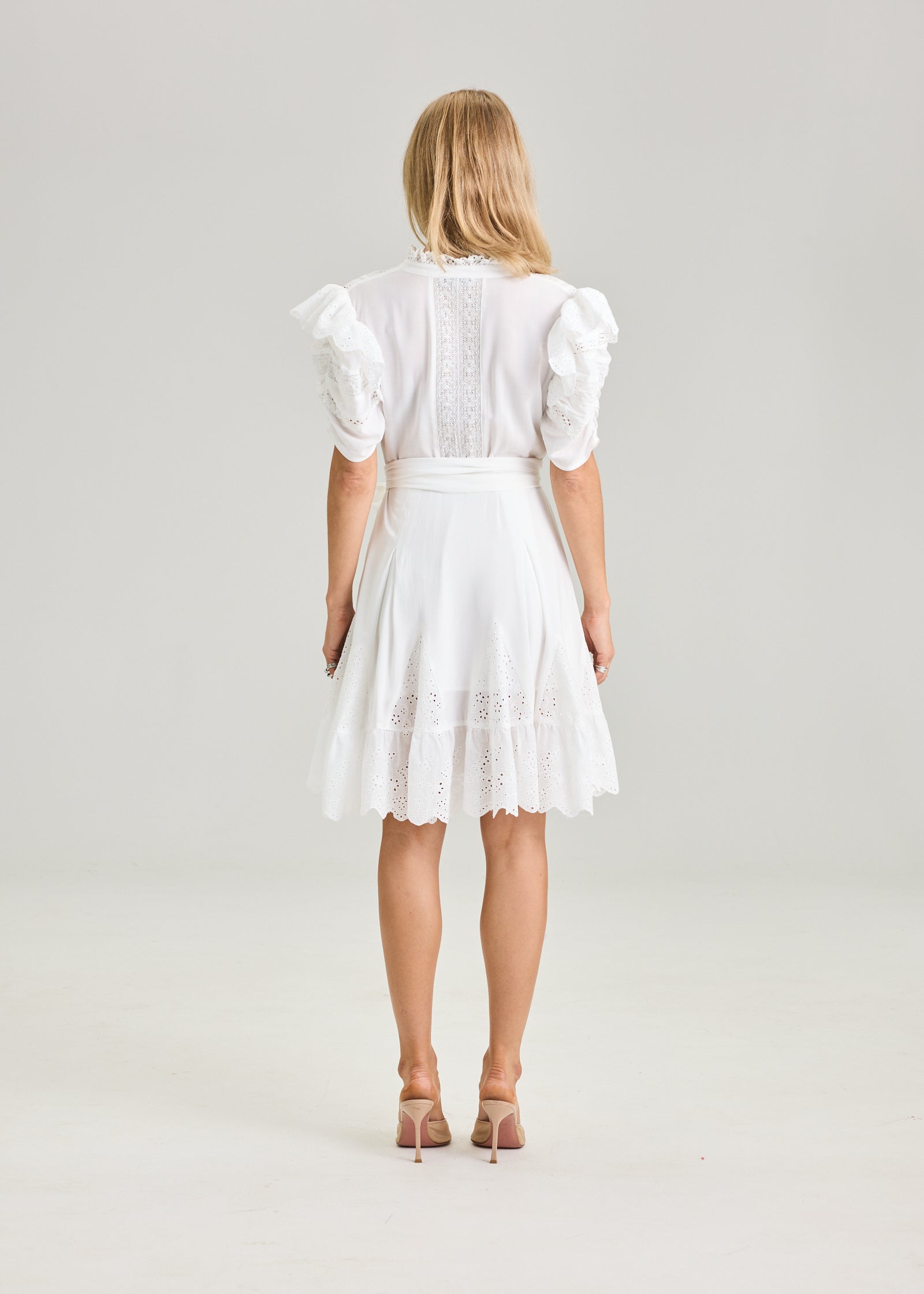 RAVNRAVN Lita ss dress Dress White