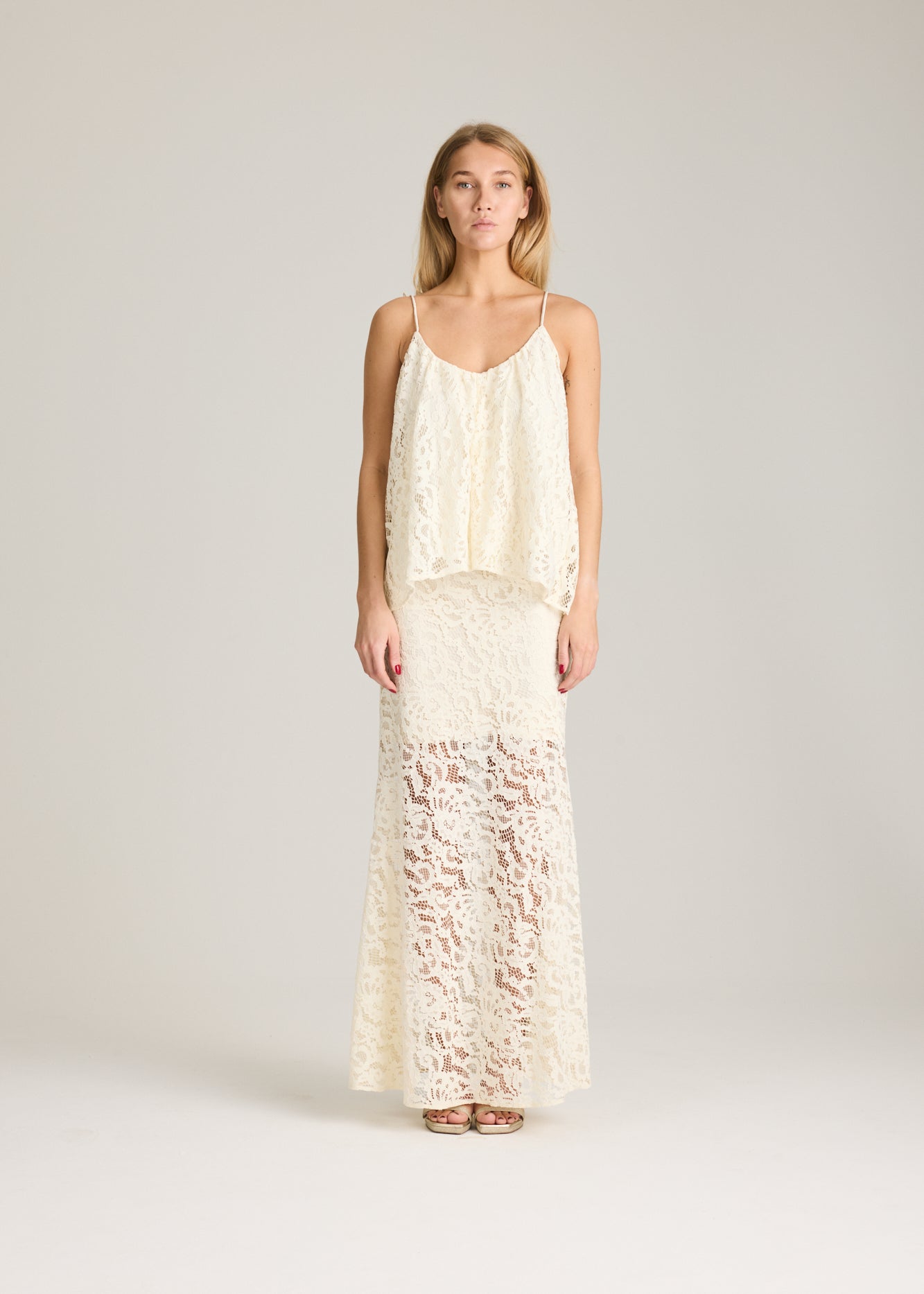 RAVNRAVN SAGERV SKIRT Skirt Cream